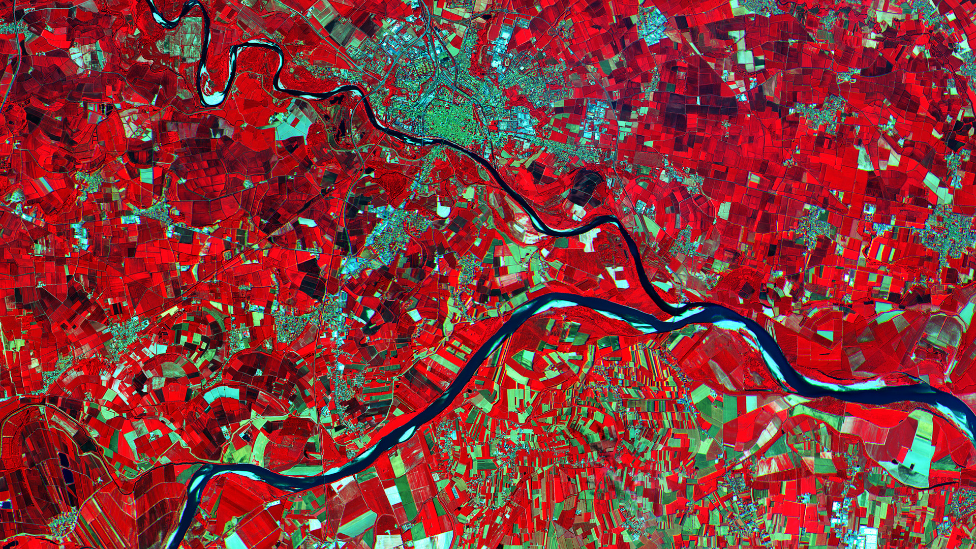 Immagine ripresa dal satellite ESA Sentinel 2A