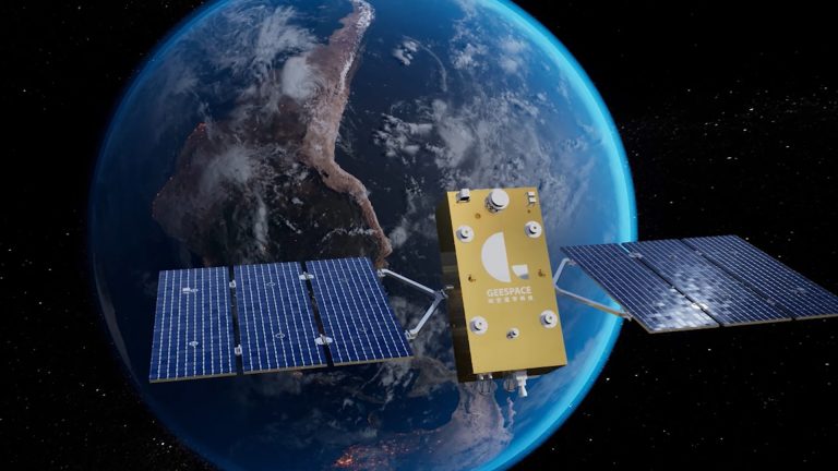 Un satellite di Geespace, divisione spaziale del Geely Group
